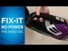 Bissell Pet Hair Eraser Hand Vacuum Manual What To Do If Your Pet Hair Eraser Lithium Ion Hand Vac Has No Power Youtube