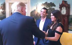 Kimberly guilfoyle inspiring a million memes at this year's rnc. Donald Trump Jr And Kimberly Guilfoyle July 4th In White House Irishcentral Com