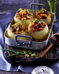 Gefullte Gemusezwiebeln Texmex Rezept Lecker Rezepte Gemusezwiebel Essen Rezepte