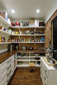 Kitchen pantry with organized shelving unit. Finding The Right Pantry For Your Kitchen Styles Size And Storage