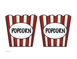 A bucket of corn popcorn illustration. Popcorn Container Coloring Pages