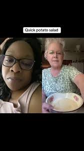 Video of The Older Lady Making Potato Salad with Two Packets of Instant  Potatoes