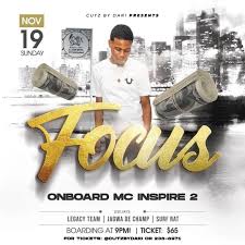 Stream Focus Cutz By Dari 19th November Mc Inspire 2 by Jagwa De Champ