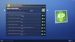 The latest weekly update for fortnite, version 8.10, is available now on ps4, xbox one, pc, nintendo switch, ios, and android. Season 4 Week 8 Challenges Fortnite Intel