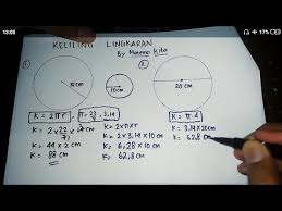 Misalnya, jika keliling lingkaran adalah 10 cm, maka diameternya 10 cm/π, atau 3,18 cm. Menentukan Keliling Lingkaran Jika Diketahui Jari Jari Atau Diameter Lingkaran Matematika Sd Youtube