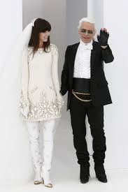 Chanel S Couture Brides Throughout History From Claudia Schiffer And Linda Evangelista To Kendall Jenner And Lily Rose Depp Chanel Wedding Dress Chanel Haute Couture Chanel Couture
