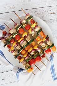Preheat the oven to 375f and line a large baking sheet with parchment paper. Lemon Herb Chicken Kabobs Oven Or Grill Healy Eats Real