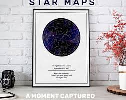 Personalized Sky Map Etsy