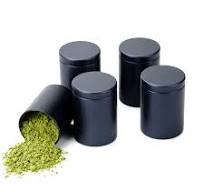 Tianhui Black Small Metal Cans Mini Matcha Packaging ...