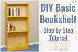 Do it yourself built in bookshelves. Diy Basic Bookshelf How To Build A Bookcase For Beginners