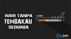 Dan hari tanpa tembakau sedunia (htts) atau world no tobacco day tahun ini menyerukan kepada para perokok agar berpuasa tidak merokok (mengisap tembakau) selama 24 jam serentak di seluruh dunia. Kabar Apa Hari Ini Hari Tanpa Tembakau Sedunia Youtube