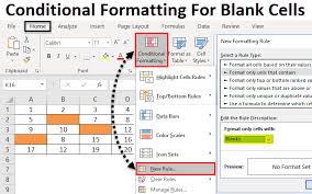 In replace tab, make all those cells containing null values with blank. Conditional Formatting For Blank Cells Examples And Excel Template
