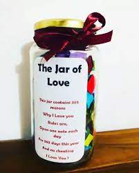 Why even have a real jar? 365 Reasons Why I Love You Jar Gift Valentines Day Gift Little Jar Of Big Ideas Ebay