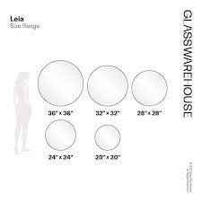 Framed Round Bathroom Vanity Mirror