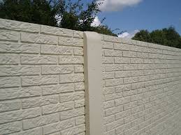 Kd Nr 00408 Klinker Einseitig In Ral 7035 Betonzaun Zaun Klinker