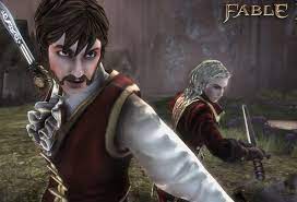 Silver and gold keys, demon and golden doors, aurora flowers. Fable 3 Hairstyles