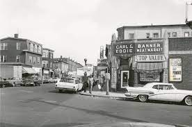 Boston Ma 1960s Nostalgic Places Street View Blue Hill
