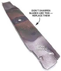 Lawnmower Blades are not always able to be sharpened. We sell lawnmower blades at wholesale