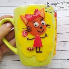 miu miu karamelka dekor kruzhechki iz polimernoj gliny imennaya dekorkruzhki trikota trikoanakruzhke dekorkruzhkipolimernojglinoj