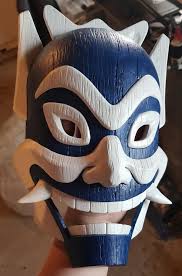 Finally Made A Blue Spirit Mask Thelastairbender Mythical Creatures Future Poster Art Projects