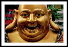 Fat Buddha Framed Art Prints for Sale