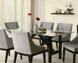Cappuccino Wood Glass Top Dining Table 516 Glass Dining Room Table Contemporary Dining Room Sets Dining Room Table Set
