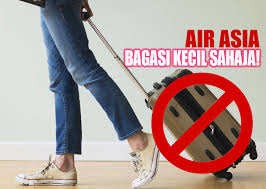 Covid 19 Hanya Satu Beg Kecil Dibenarkan Masuk Kabin Air Asia Careta