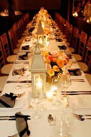 Although a formal dinner requires a tablecloth, at informal dinners a tablecloth is optional. Cfda Dinner Party Setting I Love It Via Vogue Com Dinner Party Settings Table Setting Inspiration Table Settings