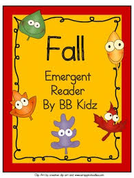 Fall Emergent Reader With Pocket Chart Cards And Poem Kindergarten