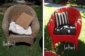 diy refurbished wicker red black and white outdoor patio furniture diy outdoor furniture patio furniture cushions diy patio furniture