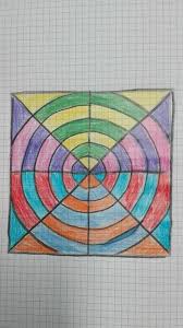Uso Del Compasso Disegno Geometrico Ho Prima Fatto Disegnare Il Quadrato E Gli Assi Di Simmetria Poi Partendo Dal Piu Disegni Geometrici Disegni Arte Doodle
