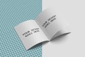 Us Letter Brochure Magazine Mockup In Stationery Mockups On Yellow Images Creative Store