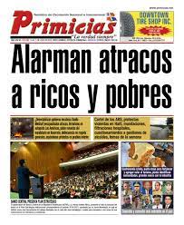 Periódico Primicias publicará impactantes ediciones de lujo 5 y 12 de  noviembre 2023 por 30 aniversario – Periodico Primicias