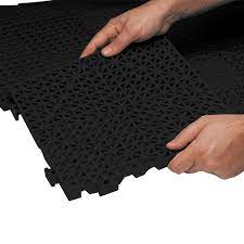 2557, poly lop, interlocking, heavy duty, vinyl tiles, 12x12, 12x12, 12 x 12, 12 x 12, work stations, showers, industrial, pools, spas, horse stalls, locker rooms. Cactus Mat 2557 Ct Poly Lok 12 X 12 Black Vinyl Interlocking Drainage Floor Tile 3 4 Thick