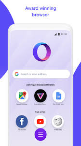 Enjoy vr videos directly from the browser Opera Touch The Fast New Web Browser Download Apk Application For Free