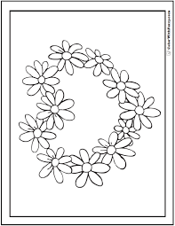 These gorgeous floral adult coloring pages are all yours to download. Daisy Coloring Pages 15 Customizable Pdfs