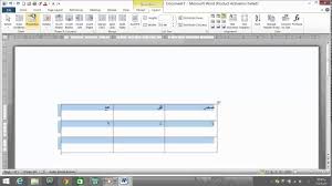 تعلم كيفية عمل جدول على الورد Word 2010 1 Youtube