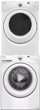 Stand up washer dryer combo. Whirlpool Wpwadrew875 Stacked Washer Dryer Set With Front Load Washer And Electric Dryer In White