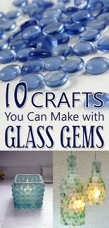 10 Insanely Clever Crafts You Can Make With Glass Gems Diy Dollar Store Crafts Garden Crafts Diy Glass Bead Crafts