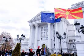 North macedonia's flag has red and yellow. North Macedonia Officially Becomes The 30th Nato Member European Western Balkans