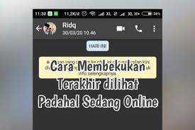 Cara membuat info whatsapp kosong di hp android cara sembunyikan status online wa dari kontak orang tertentu Cara Menyembunyikan Status Online Di Wa Atau Terakhir Dilihat