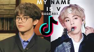 Taehyung tiktok edit ||v tiktok 2021 ! Bts V Goes Viral On Tiktok Good Boy Challenge Youtube