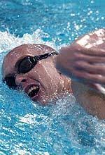 Georgia Outlasts Swim Vols 130-100