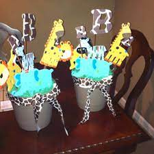 Pin By Rosa Gomez On Diy And Crafts Baby Shower Safari Theme Animal Baby Shower Decorations Baby Shower Themes