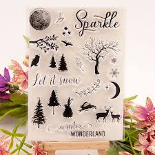 There are three secret ingredients to making epic diy cards: 1 Pack Christmas Tree Deer Snow Stamps Clear New Rubber Stamps For Scrapbooking Card Making Winter Christmas Clear Stamps Stamps Aliexpress
