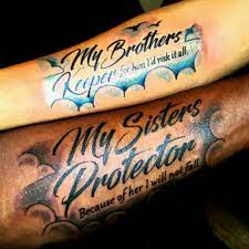 Honestly, there are not many brother tattoos ideas that could be universally applicable. Tattoo Uploaded By Tami King Grobarek Sister And Brother Tattoo 443539 Tattoodo
