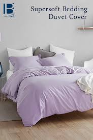 Can You Say Gorgeous The New Orchid Petal Supersoft Duvet Cover Is The Perfect Light Purple Co Light Purple Rooms Purple Comforter Bedroom Purple Bedding