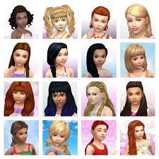 Love4sims4 Kids Hairstyles Sims 4 Toddler Sims 4 Children