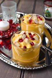 Mango Custard With Mango Puree And No Eggs Mango Dessert Recipes Mango Custard Recipe Mango Dessert