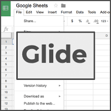 Glide Create An App From Google Sheets Google Sheets App Development Understanding